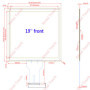 Xintai Touch 19 Inches 5:4 Ratio Projected Capactive Touch Screen Panel With 10 Touch Points Plug&ampPlay