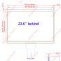 Xintai Touch 23.6 Inches 16:9 Ratio Projected Capactive Touch Screen Panel With 10 Touch Points Plug&ampPlay