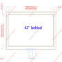 Xintai Touch 42 Inches 16:9 Ratio Projected Capactive Touch Screen Panel With 10 Touch Points Plug&ampPlay