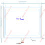 Xintai Touch 55 Inches 16:9 Ratio Projected Capactive Touch Screen Panel With 10 Touch Points Plug&ampPlay