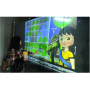 30 Inches to 150 Inches Holographic Rear Projection Film Transparent/Light Gray/Dark Gray/Black 4 Color Choose