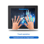 10.4&quot Embedded industrial computer Capacitive touch screen 12 15 Inch Mini Tablet Panel All In One PC With Core i3 Win 10