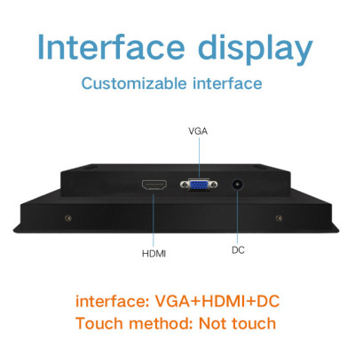 Portable Monitors Lcd 8.4 inch VGA HDMI DVI TV USB AV Free shipping PC Display Not Touch Screen LCD