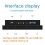 IPS Screen 12‘’/12.1 Inch Monitor Not Touch Screen Industrial Display VGA HDMI BNC AV USB interface Free shipping 1280*800